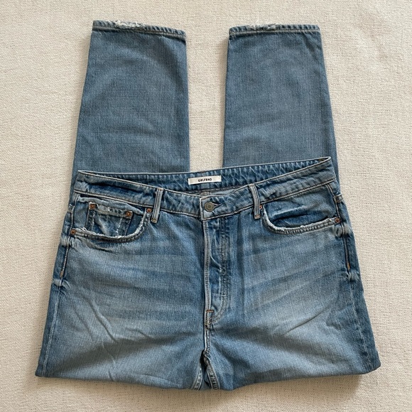 GRLFRND Denim - GRLFRND High Rise Women Jeans in Light Blue
